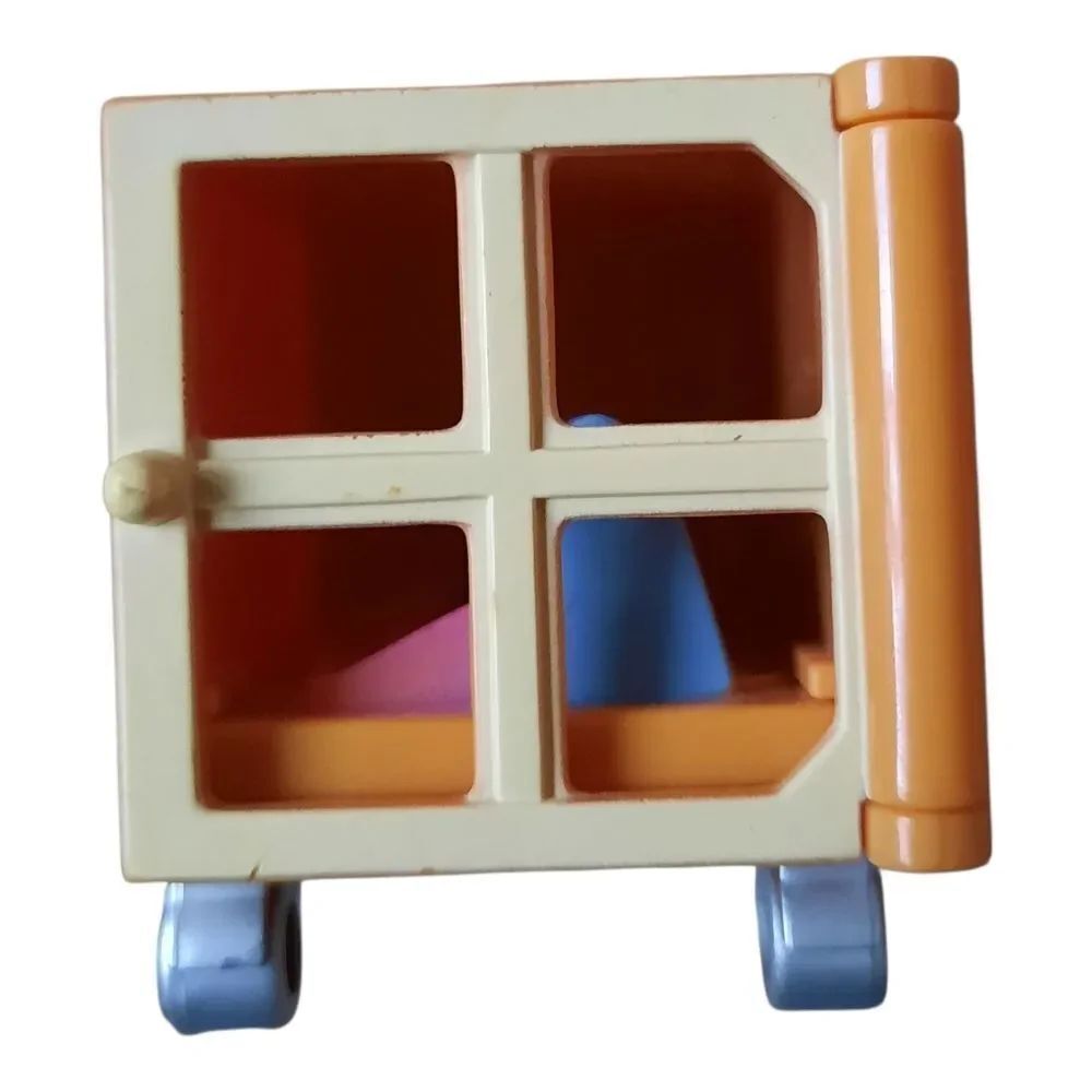 Fisher-Price Loving Family Cream and Orange Toy Cabinet